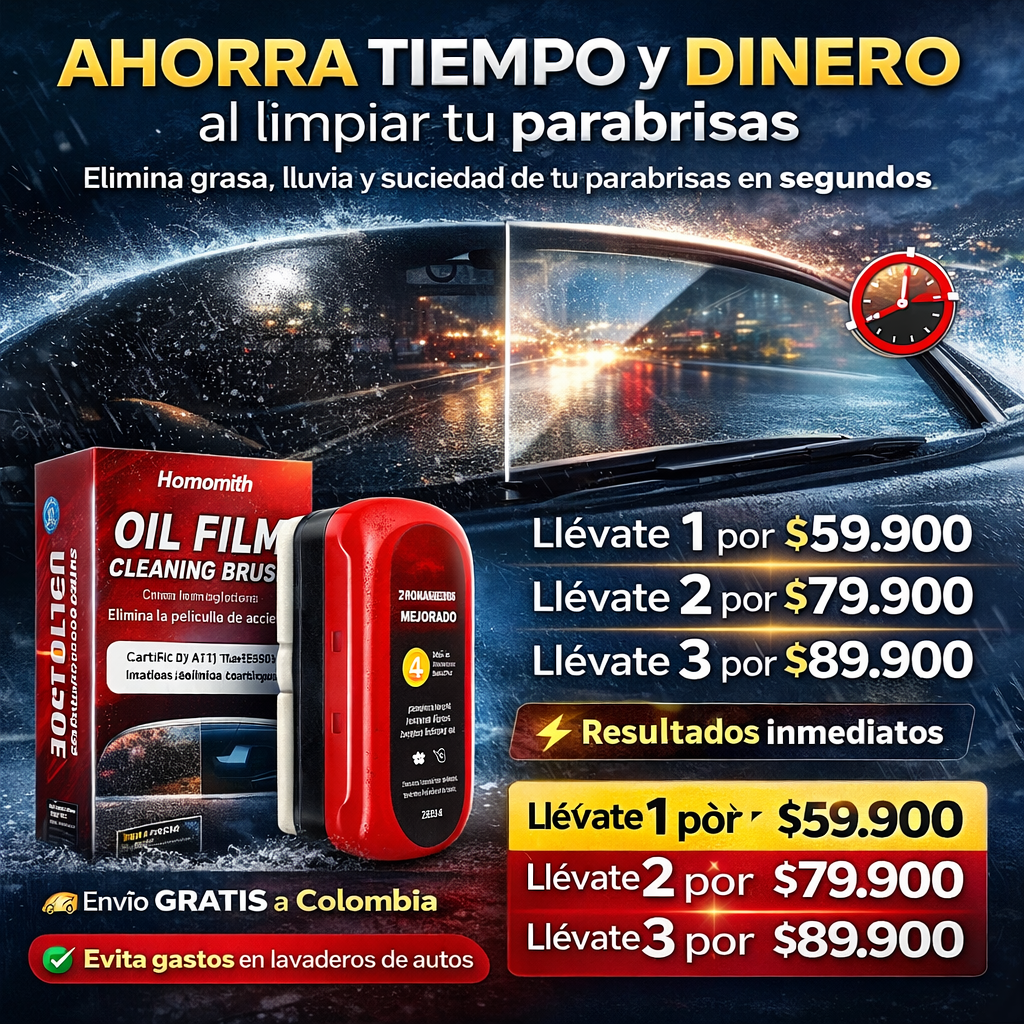 CLEARVIEW™ Cepillo Antiempañante | Visión Clara en Segundos Sin Gastar de Más