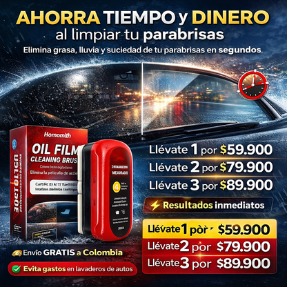 CLEARVIEW™ Cepillo Antiempañante | Visión Clara en Segundos Sin Gastar de Más